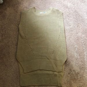 NWOT sweater cream/tan!